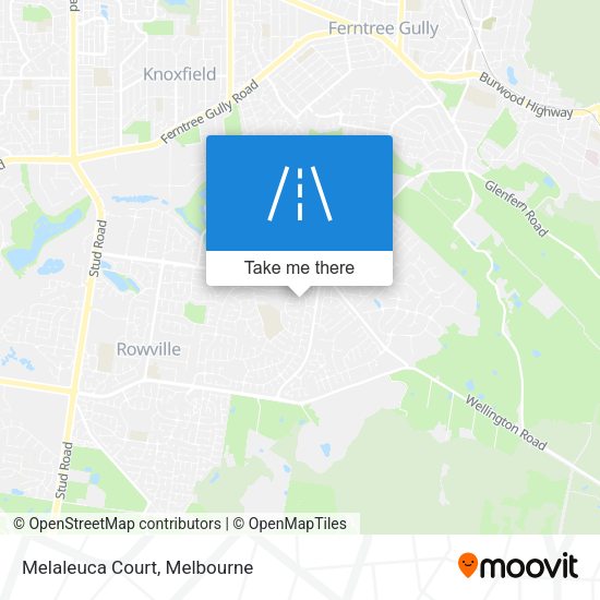 Melaleuca Court map