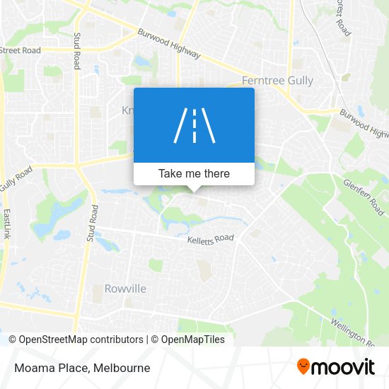 Moama Place map