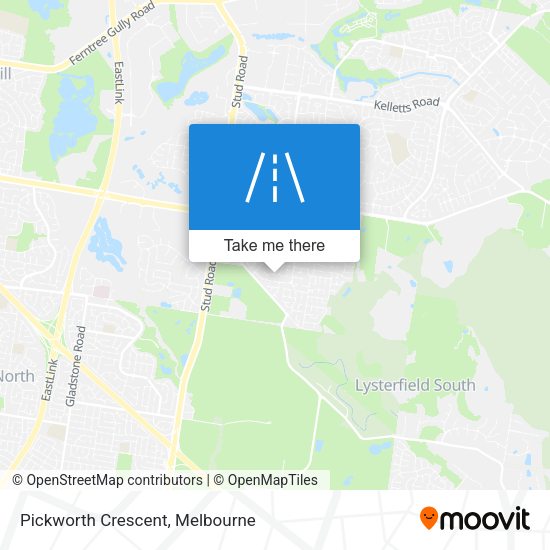 Pickworth Crescent map