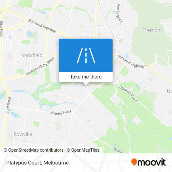 Platypus Court map