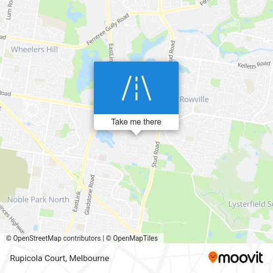 Rupicola Court map