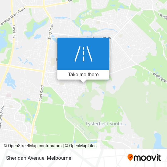 Sheridan Avenue map