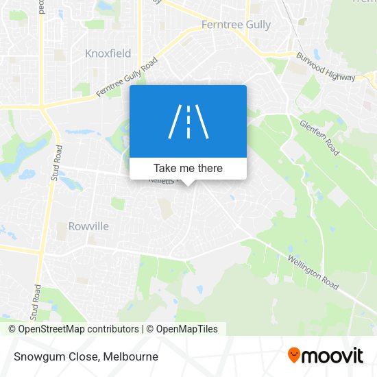 Snowgum Close map
