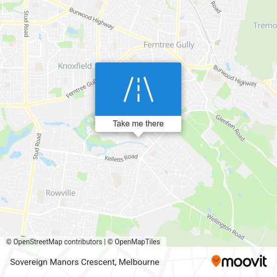 Sovereign Manors Crescent map