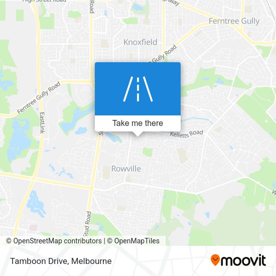 Tamboon Drive map