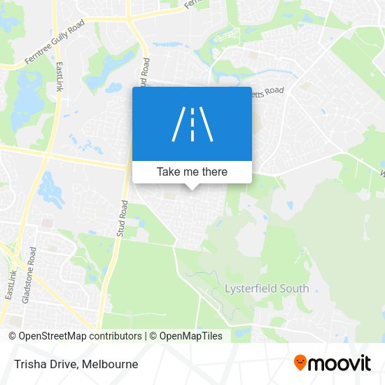 Trisha Drive map