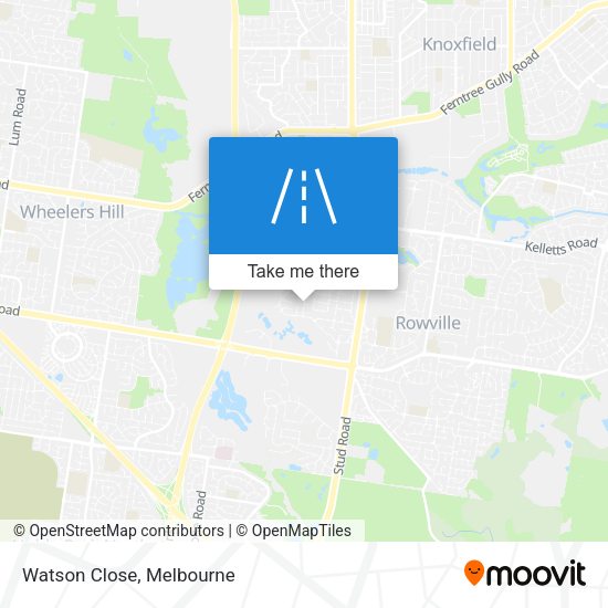 Watson Close map