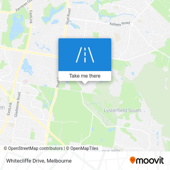 Whitecliffe Drive map