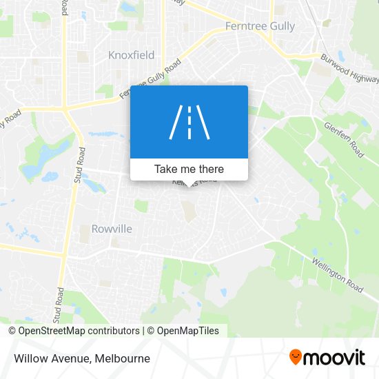 Willow Avenue map