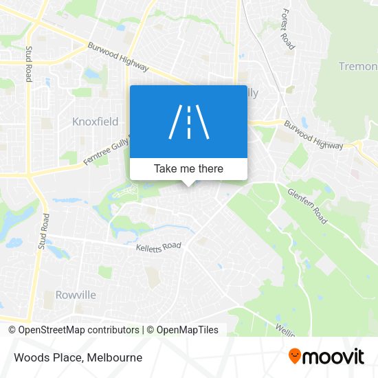Woods Place map