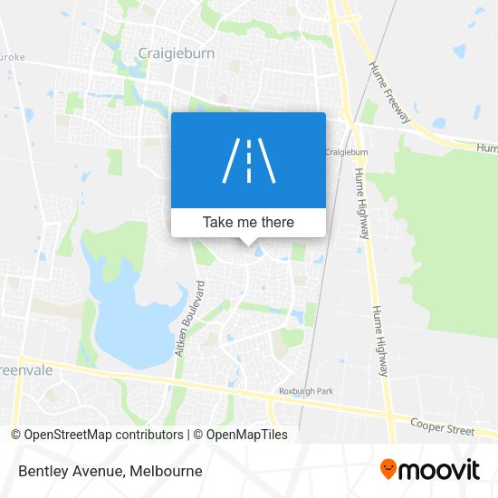 Bentley Avenue map