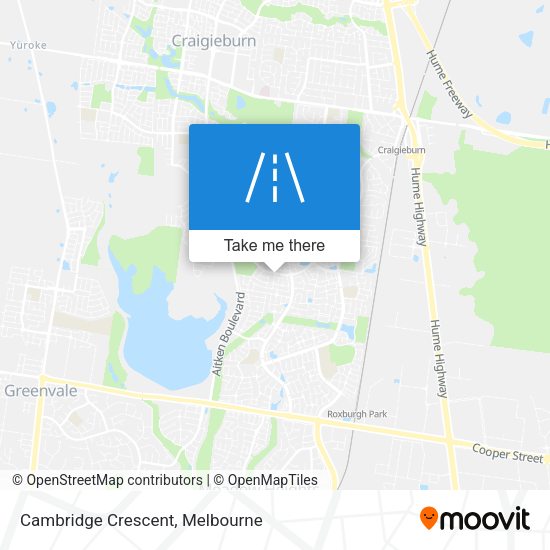 Cambridge Crescent map