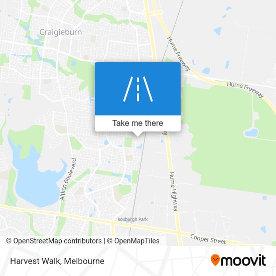 Harvest Walk map