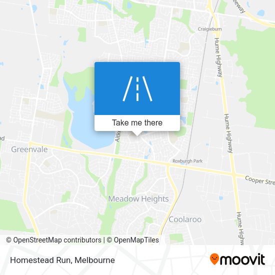 Homestead Run map