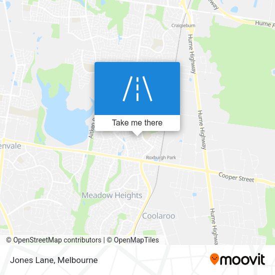 Jones Lane map