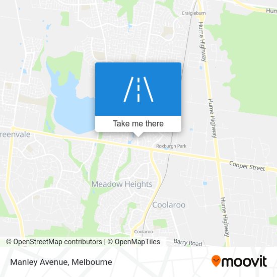 Manley Avenue map