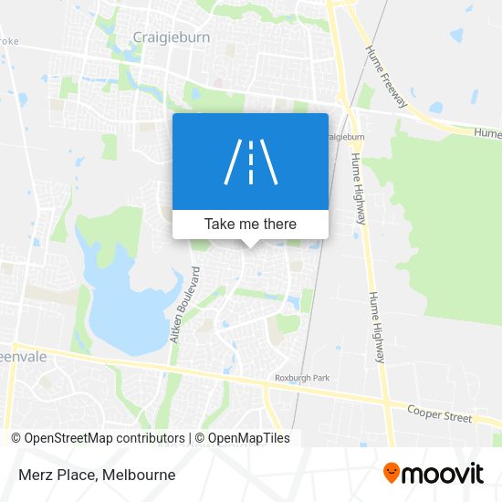 Merz Place map
