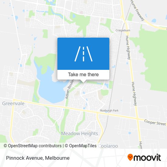 Pinnock Avenue map
