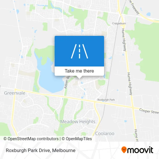 Mapa Roxburgh Park Drive