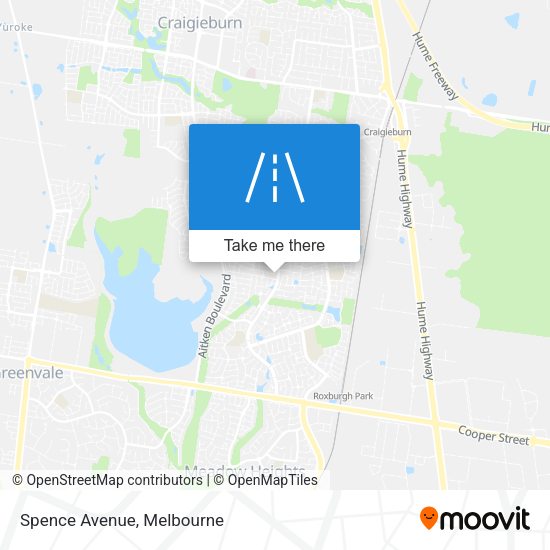Spence Avenue map