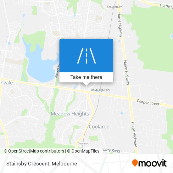 Stainsby Crescent map