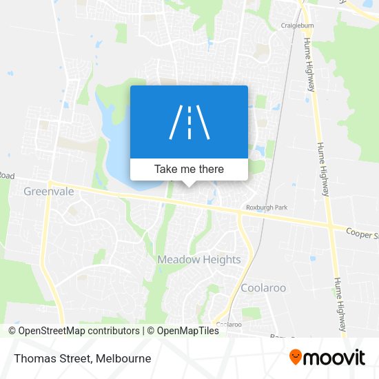 Thomas Street map