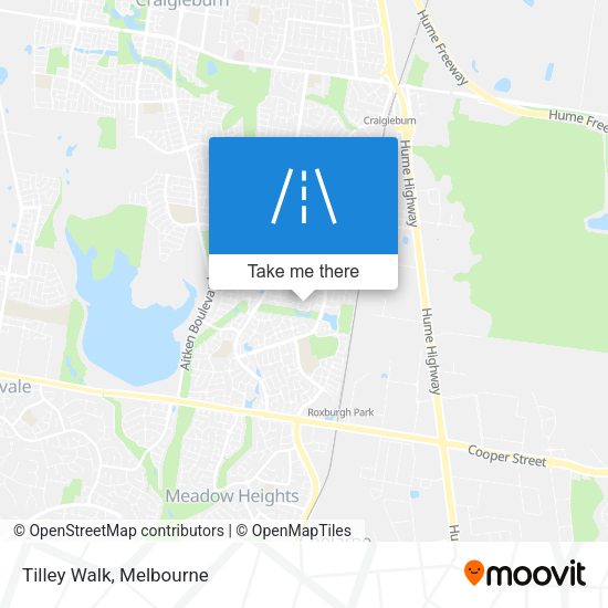 Tilley Walk map