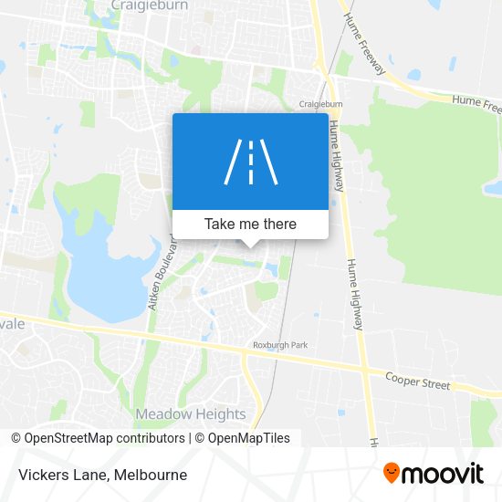 Vickers Lane map