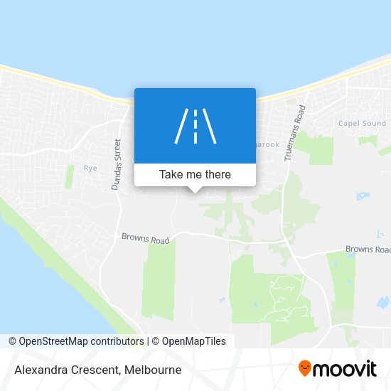 Alexandra Crescent map