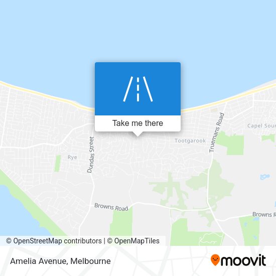 Amelia Avenue map