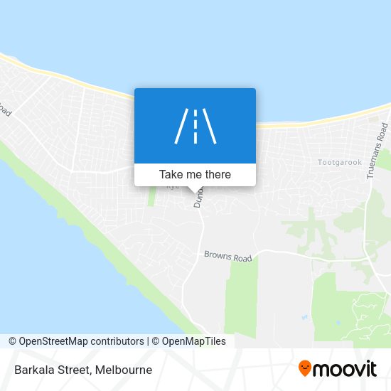 Barkala Street map