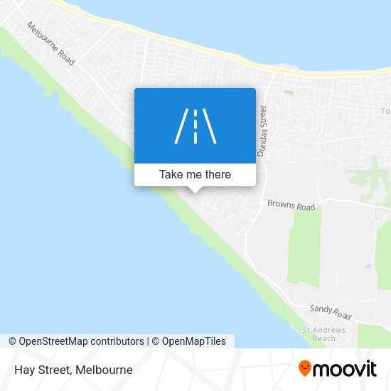 Hay Street map