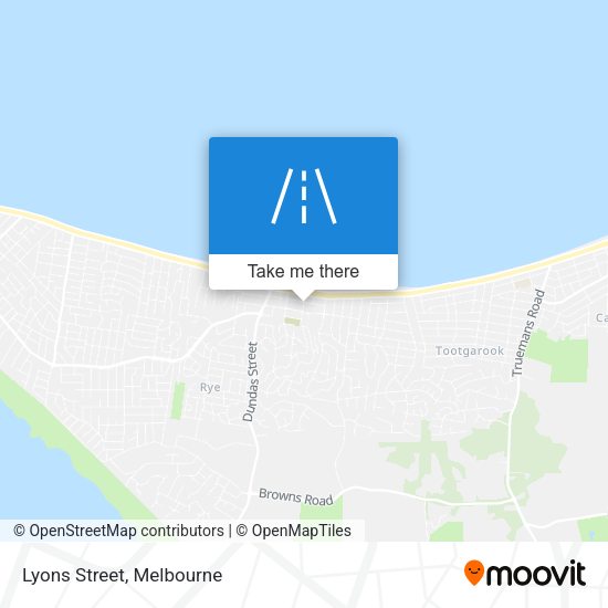 Lyons Street map