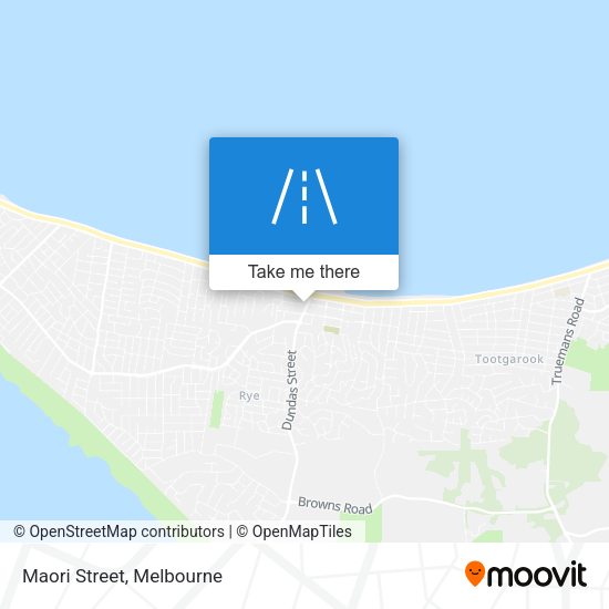 Maori Street map