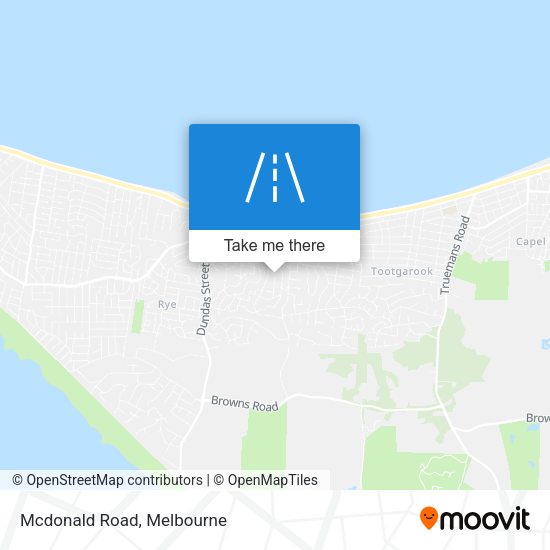 Mcdonald Road map