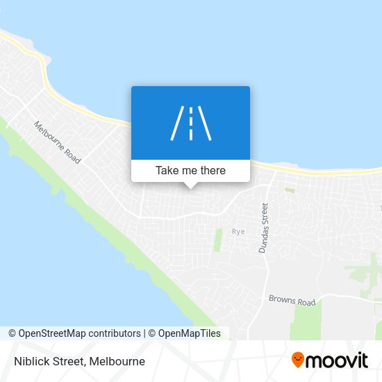 Niblick Street map