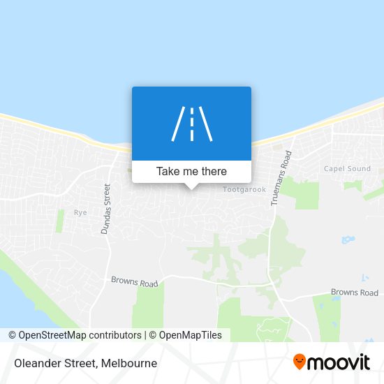 Oleander Street map