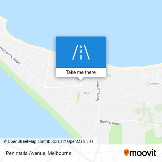 Peninsula Avenue map