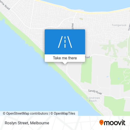 Roslyn Street map