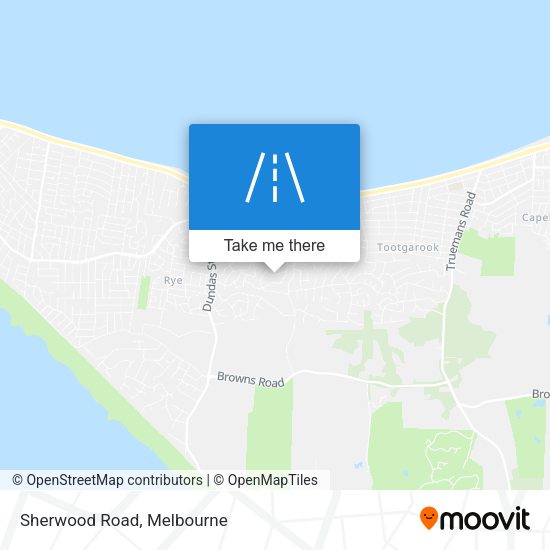 Sherwood Road map