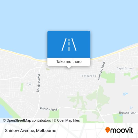 Shirlow Avenue map
