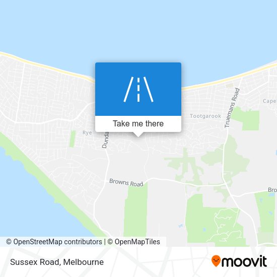 Sussex Road map