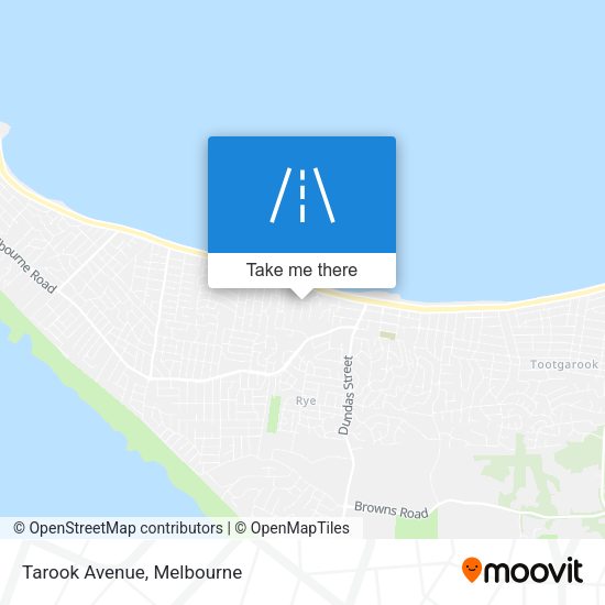 Tarook Avenue map