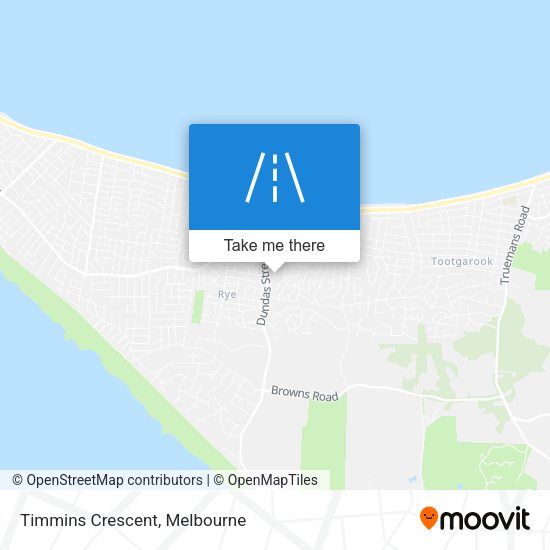 Timmins Crescent map