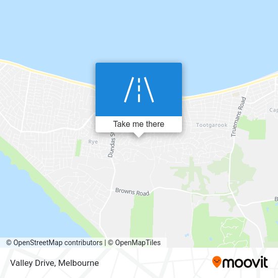 Valley Drive map