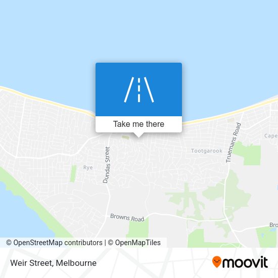 Weir Street map