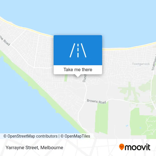 Mapa Yarrayne Street