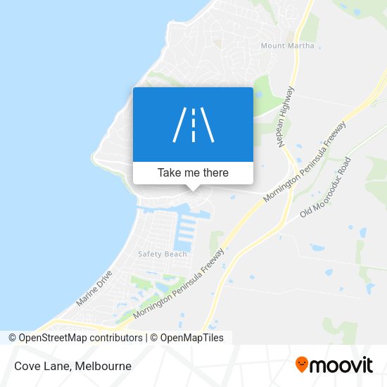 Cove Lane map