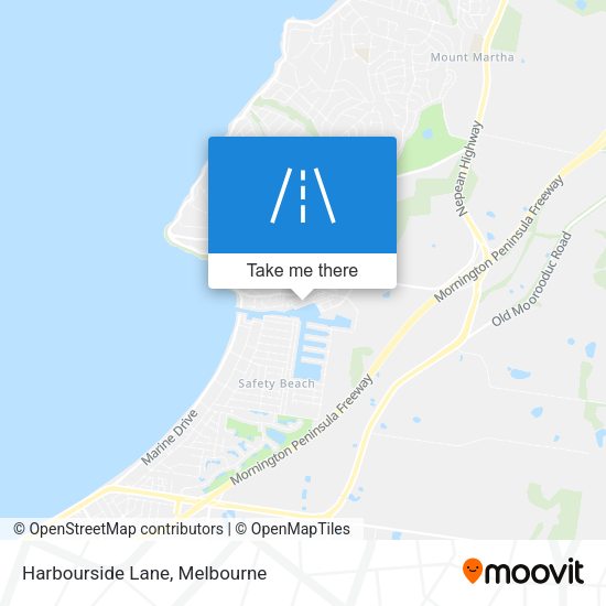 Harbourside Lane map