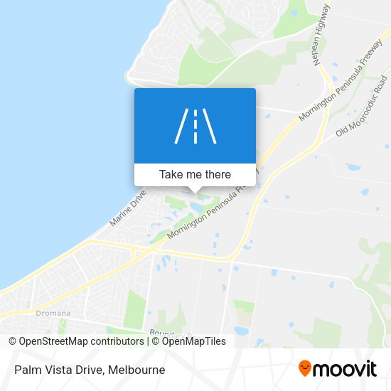Palm Vista Drive map